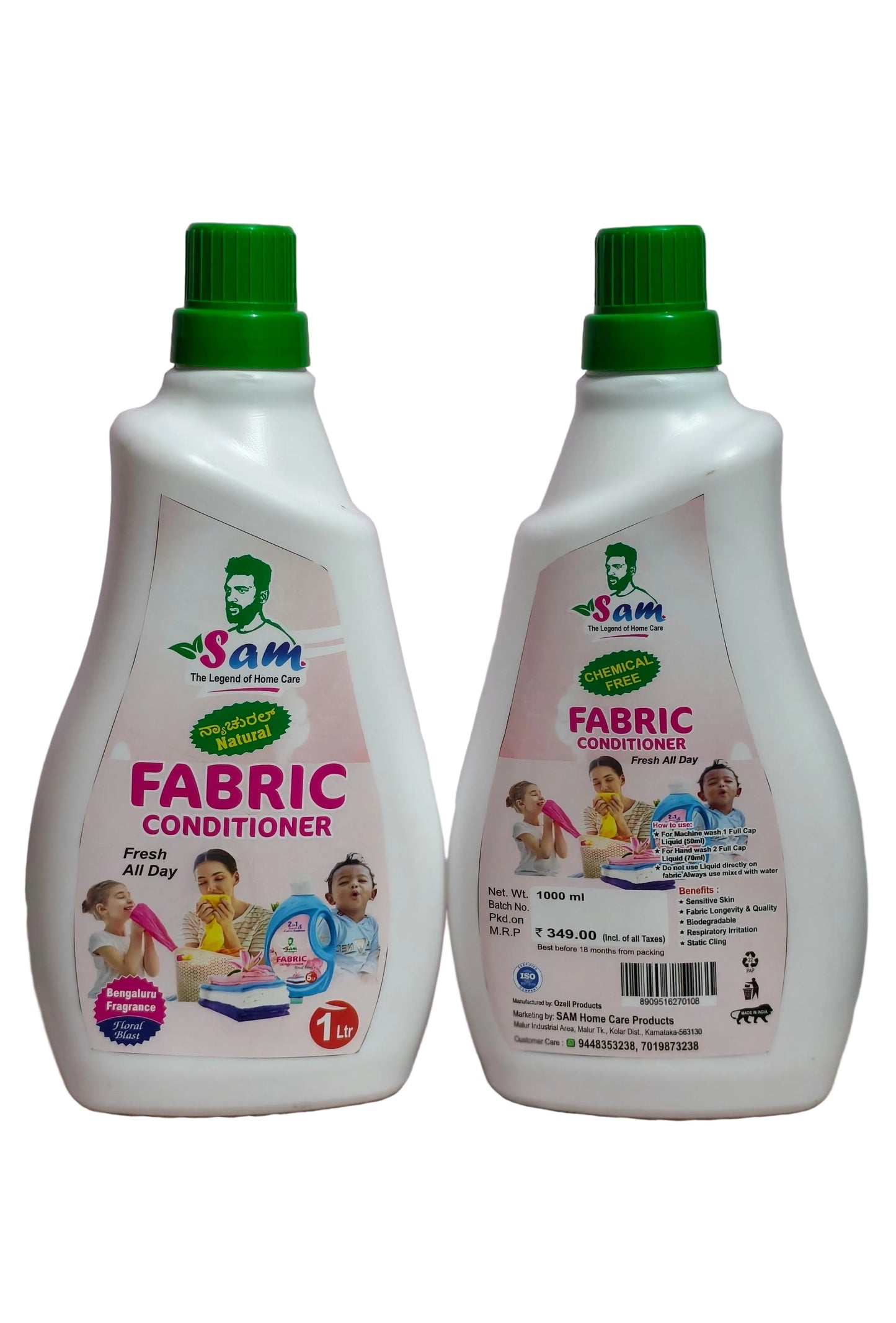 Toxic free fabric conditioner