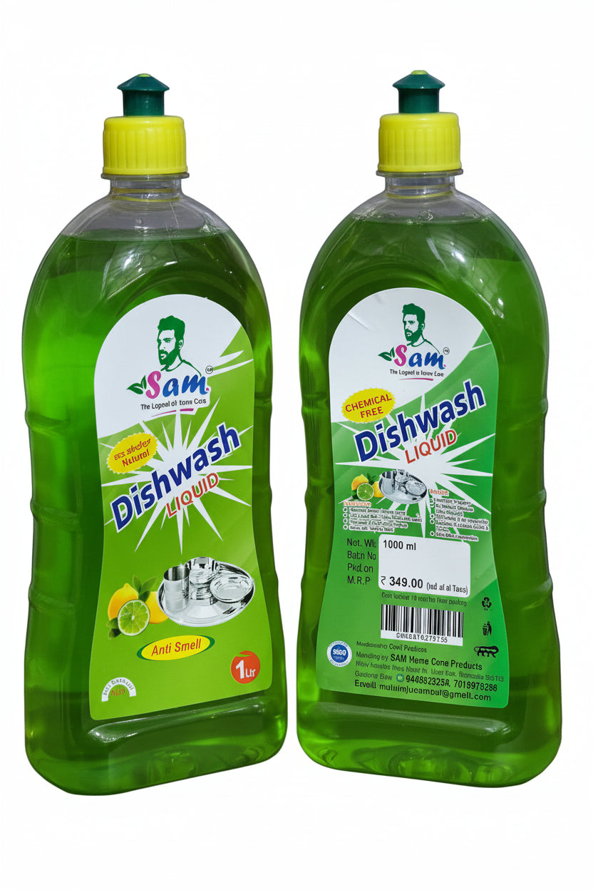 Natural dishwash liquid