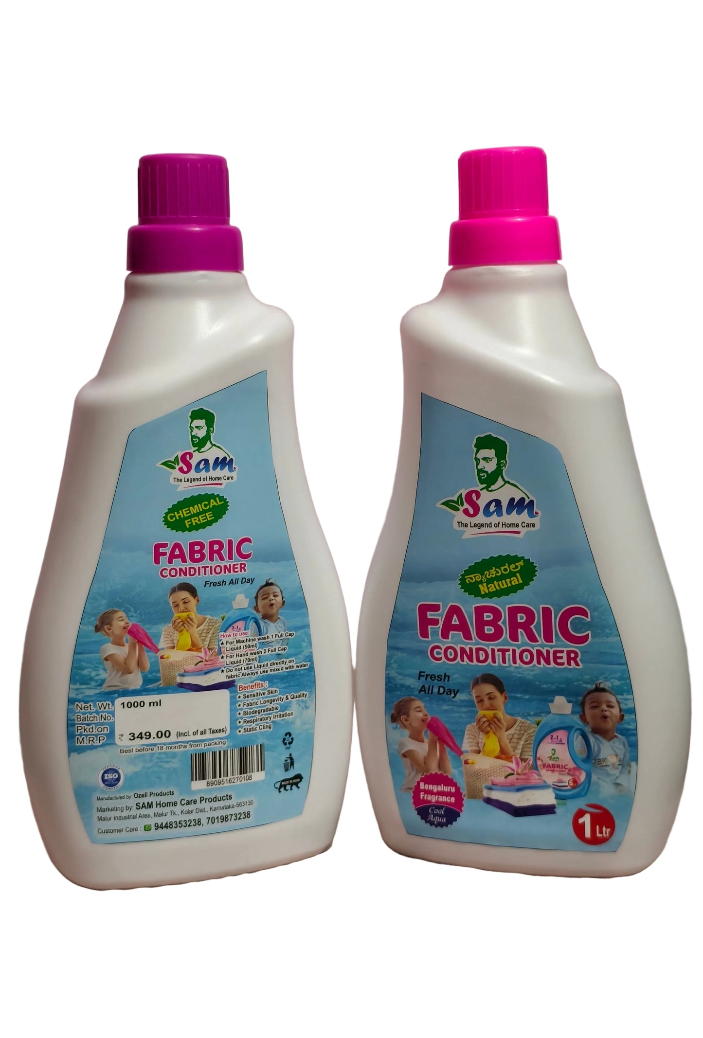 Toxic free fabric conditioner