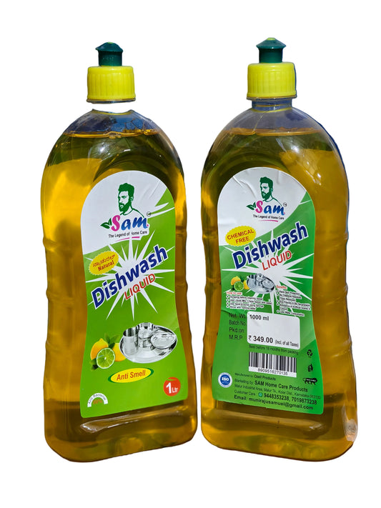 Natural dishwash liquid
